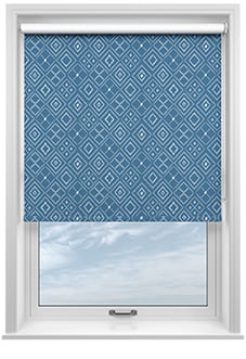 Newquay, Cerulean - Twist&Fit Roller Blind